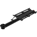 Black seat mounted rack