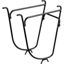 Black side frame for rack