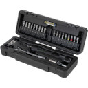 Black tool kit in hard case