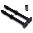 Two black tubeless valves