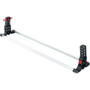 Black and silver bike stand