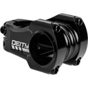 Black sten with white logos