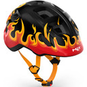 Met Hooray Youth Helmet Black Flames
