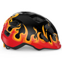 Met Hooray Youth Helmet Black Flames