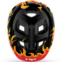 Met Hooray Youth Helmet Black Flames