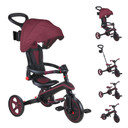 Globber Explorer Trike 4in1 Foldable Burgundy