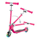 Globber Flow Foldable Junior w/Lights Pastel Pink/Fuchsia