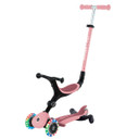 Globber Go Up Active Lights 360 Pastel/Deep Pink