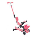Globber Go Up Baby Lights 360 Pastel Pink/Deep Pastel Pink