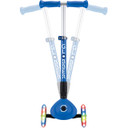 Globber Junior Foldable Lights Scooter Navy Blue