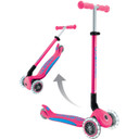 Globber Primo Fold Plus Lights Scooter V2 Fuchsia Pink/Sky Blue