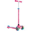 Globber Primo Plus with Lights Fuchsia Pink/Sky Blue
