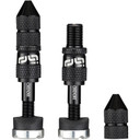 E*Thirteen Tubeless Quickfill Schrader Valves 23-31mm Depth 2 pcs Black