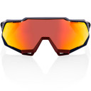 100% Speedtrap Sunglasses Soft Tact Flume/HiPER Red Multilayer Mirror Lens
