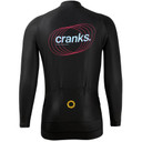 Caffeine and Cranks Pinnacle Thermal Jersey Blackstrike Mens