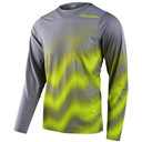 Troy Lee Designs Skyline Chill LS Jersey Waves Light Grey