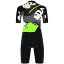 Santini SMS Viper Maui Short Sleeve Women's Tri Suit Green