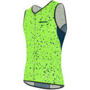 Santini SMS Sleek Pietra Sleeveless Tri Top Green