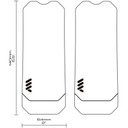 All Mountain Style Crank Guard - Black/Silver