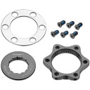 TRP Disc Brake Rotor Adaptor 6 Bolt to Centerlock 12mm Axle Black