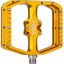 Burgtec Penthouse MK5 B-Rage Edition Flat Pedals Burgtec Bullion Gold