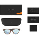 Oakley Meta HSTN Brown Smoke with Prizm Deep Water Polarised Lens