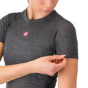 Castelli Medio Short Sleeve Womens Base Layer Melange Gray