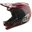 Troy Lee Designs D4 Carbon Helmet LE SRAM Radioscape Black / Berry