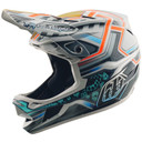 Troy Lee Designs D4 Composite Helmet Lowrider Grey