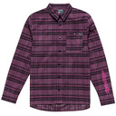 Troy Lee Designs Grind Flannel Yd Plaid Deep Purp