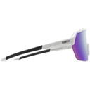 Smith Shift Split Mag Sunglasses White W/ ChromaPop Violet Mirror Lens