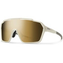 Smith Shift XL Mag Sunglasses Matte Bone W/ ChromaPop Black Gold Mirror Lens