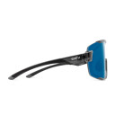 Smith Wildcat Sunglasses Crystal Grey W/ ChromaPop Blue Mirror Lens