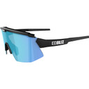 Bliz Breeze Sunglasses Black/Brown w Blue Multi Lens