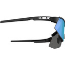 Bliz Breeze Sunglasses Black/Brown w Blue Multi Lens