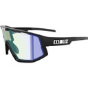 Bliz Vision Nano Photochromic Sunglasses Black/Brown w Blue Multi Lens