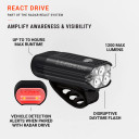 Lezyne React Drive Front Light 1200 Lumen