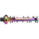 OneUp Components Aluminum Flat Pedals Oil Slick