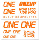 OneUp Components Handlebar Decal Kit Orange