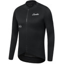 Santic Fleece Jersey Fusu Long Sleeve Black