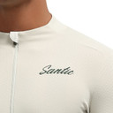 Santic Fleece Jersey Fusu Long Sleeve Milk Green