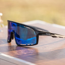 Santic Sunglasses QY Photochromic Matte Black/Blue Iridium