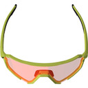 Leatt RideViz Sunglasses Pro Neon Yellow Iriz Silver 13 VLT