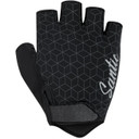 Santic Gloves Maud Velcro Black