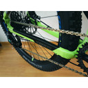 All Mountain Style Chain Guard - Black/Silver