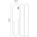 All Mountain Style Chain Guard - Clear/Silver