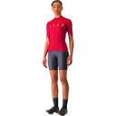 Castelli Dimensione Jersey Rich Red/Hibiscus-White