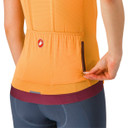 Castelli Espresso Womens Jersey Soft Orange/Deep Bordeaux