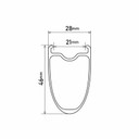 Shimano 105 WH-RS710 C46 Disc Brake Wheels