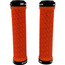 JetBlack Pin Lock-On Grips Orange/Black